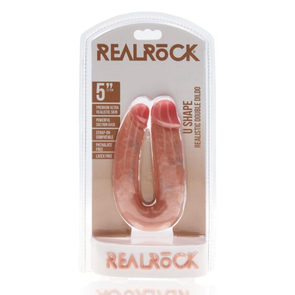U Shaped Double Dildo 5” - obrazek 2