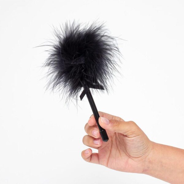 MINI BLACK FEATHER TICKLER - obrazek 2