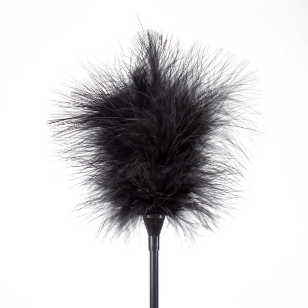 BLACK FEATHER TICKLER & WHIP - obrazek 2
