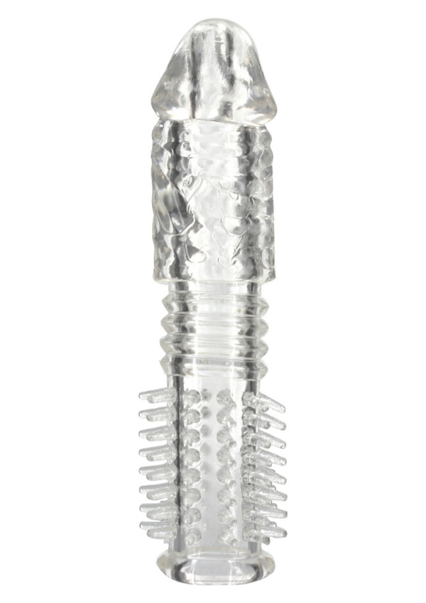 Penis Silicone Sleeve Transparent - obrazek 2