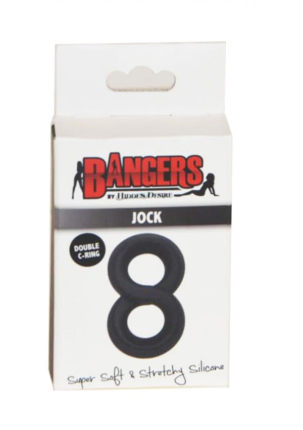 Soft Silicone Jock C Ring Black - obrazek 2