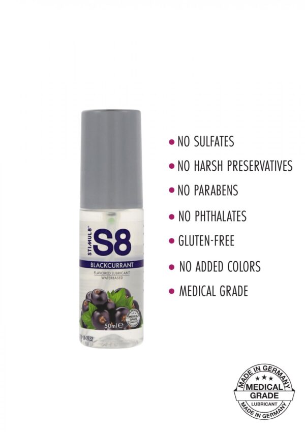 S8 WB Flavored Lube 50ml Blackcurrant - obrazek 2