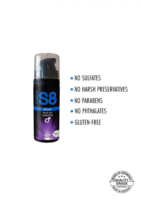 S8 Delay Penis Gel 30ml Natural - obrazek 2