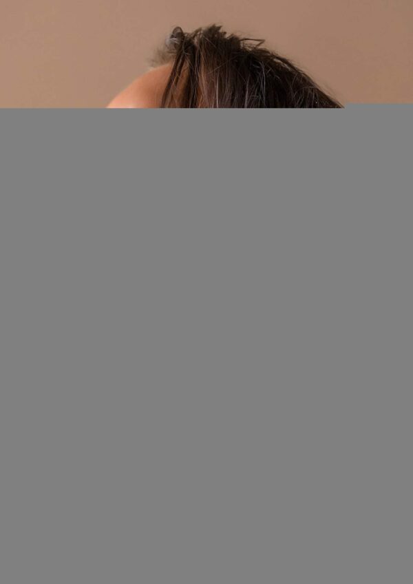 Studded Mouth Gag Black - obrazek 2