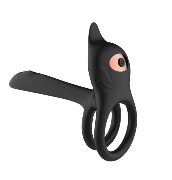 Stymulator   Double vibrating ring   USB 10 Functions / Remote Control - obrazek 2