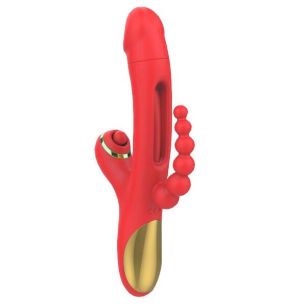 Luxe USB 9 functions of vibration and tapping - obrazek 2
