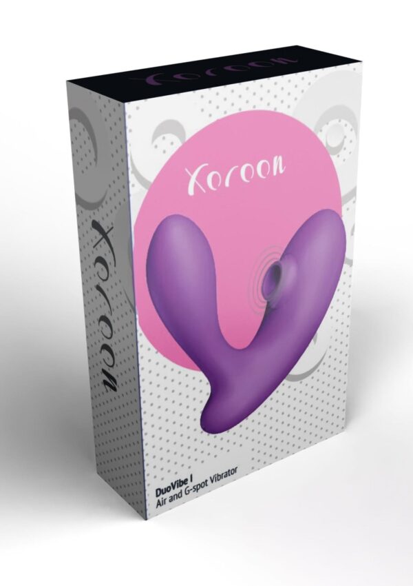 DuoVibe I Air Vibrator Purple - obrazek 2