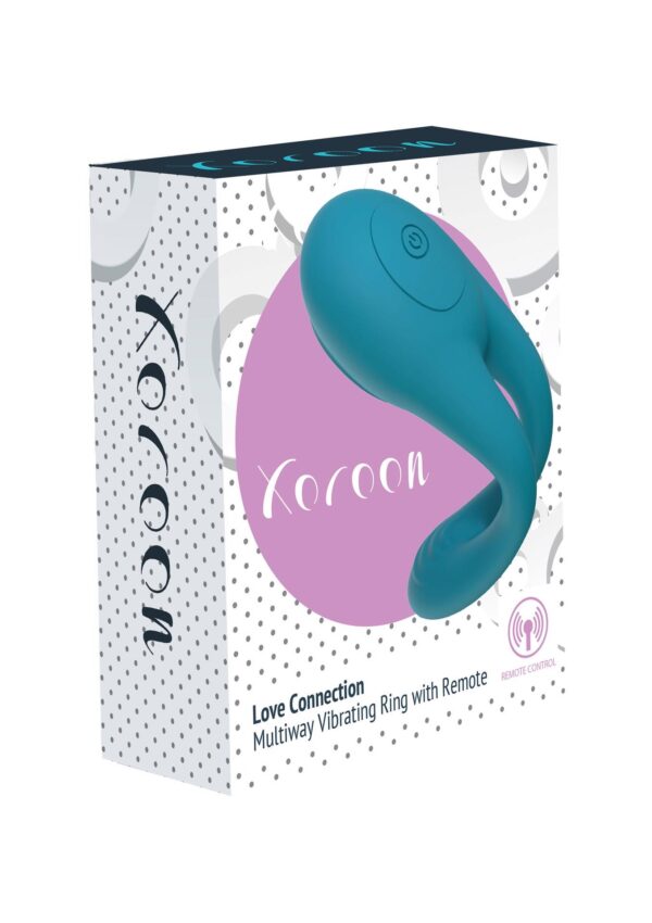 Love Connection Couples Ring Petrol - obrazek 2