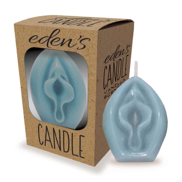 Eden’s Candle   Vanilla Scented Vagina   Blue - obrazek 2