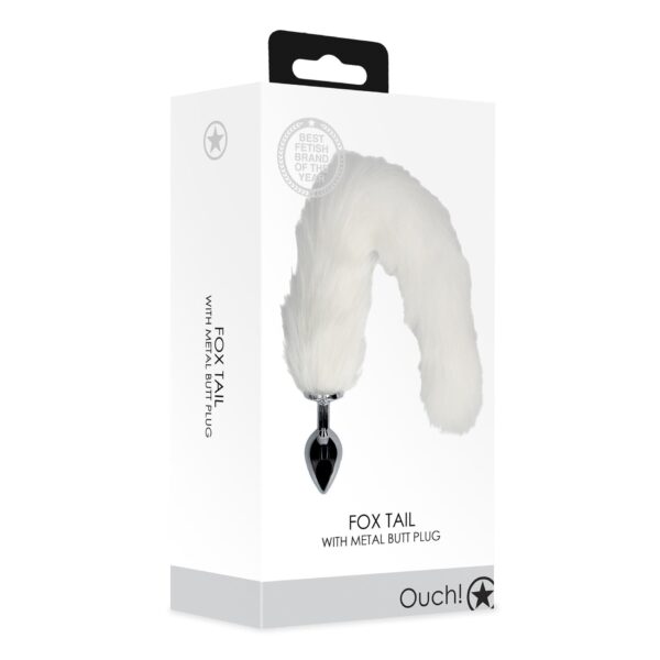 Fox Tail with Metal Butt Plug - obrazek 2