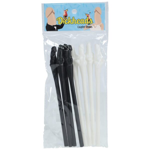 Couples Straws   Black and White - obrazek 2