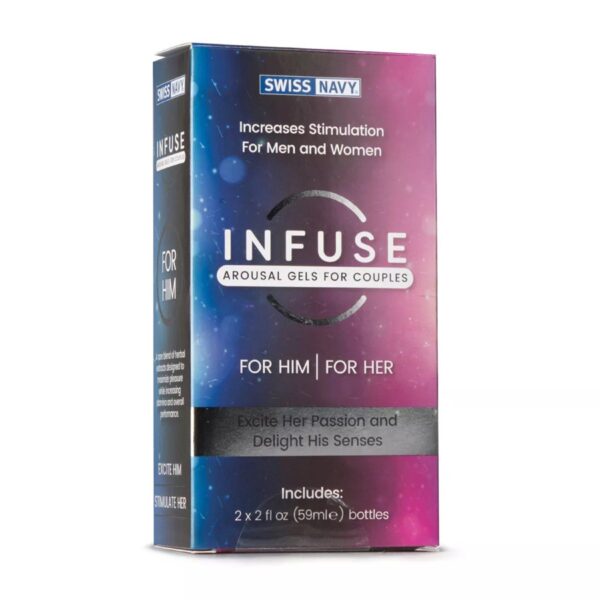 Infuse   2 in 1 Arousal Gel for Couples   2 x 2 fl oz / 59 ml - obrazek 2