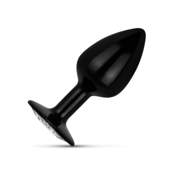 Anal Collection   Butt Plug S   Black/Silver - obrazek 2