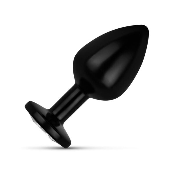 Anal Collection   Butt Plug M   Black/Silver - obrazek 2