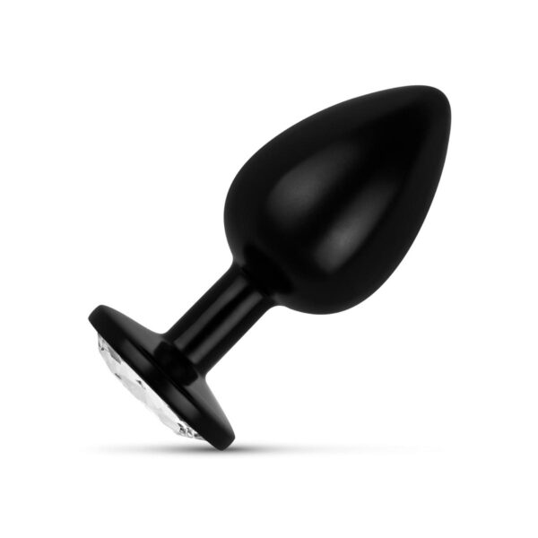 Anal Collection   Butt Plug L   Black/Silver - obrazek 2