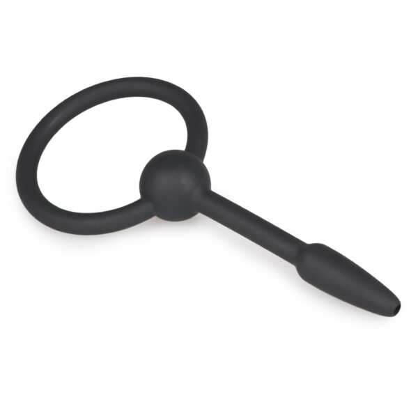 Small Silicone Penis Plug With Pull - obrazek 2