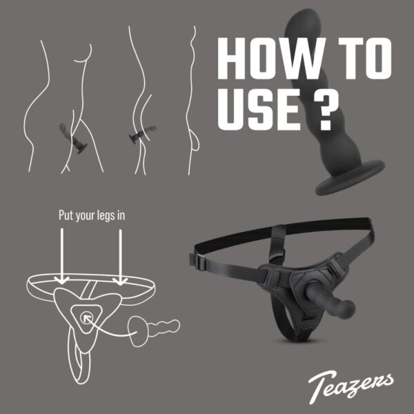Teazers Silicone Strap On - obrazek 2