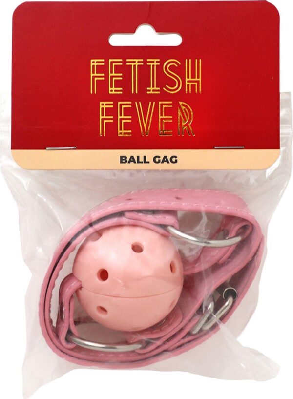 Fetish Fever   Ball Gag   Pink - obrazek 2