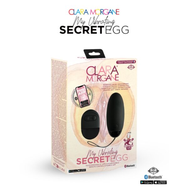 My Vibrating Secret EGG Black   App controlled - obrazek 2
