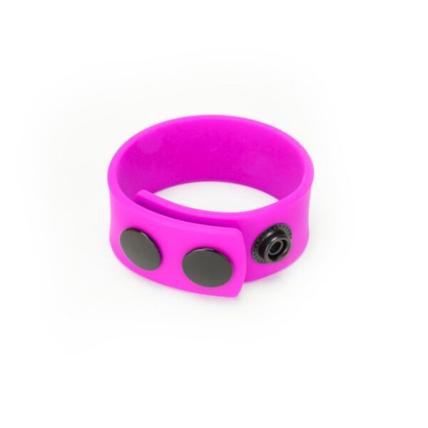 Me You Us Purple Silicone Cock Strap - obrazek 2