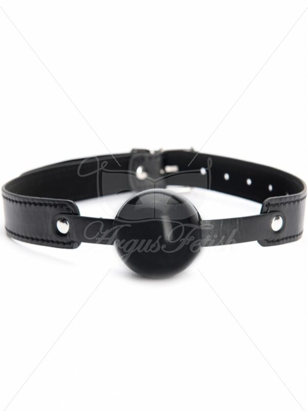 Black Ruby Ball Gag - obrazek 2
