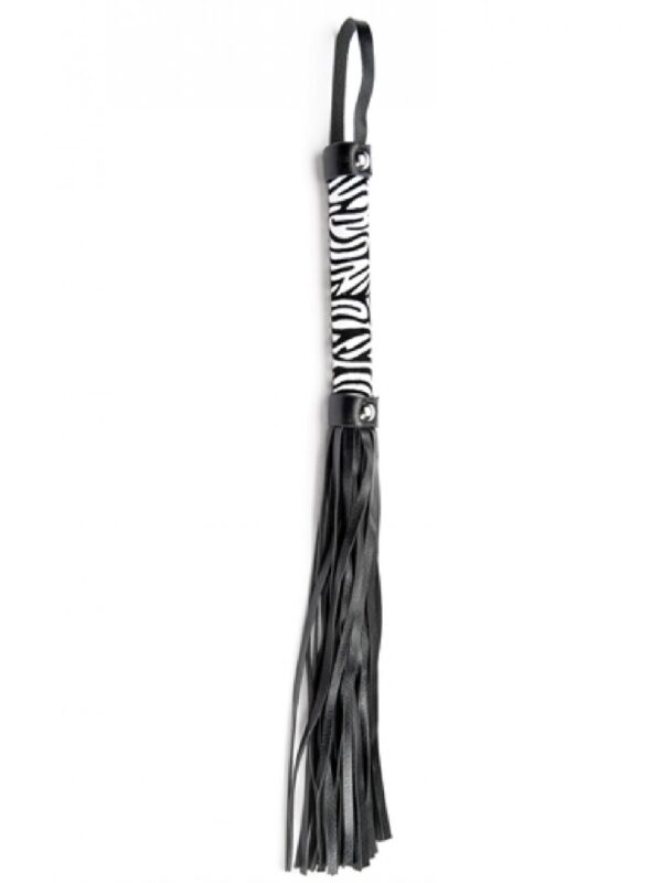 White Small Leopard Flogger - obrazek 2