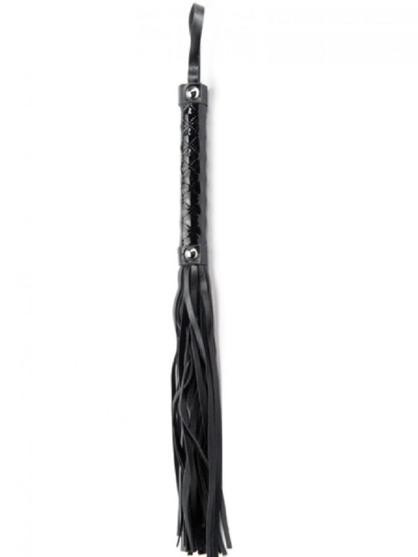 Black Perfect Flogger - obrazek 2