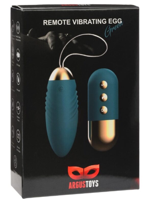 Remote Vibrating Egg Green Burst - obrazek 2