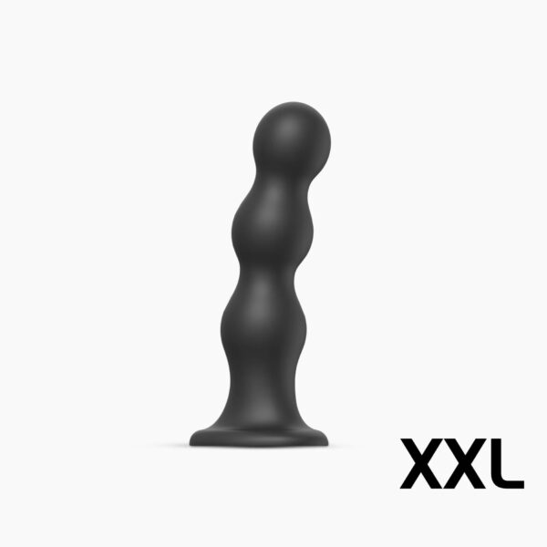DILDO PLUG BALLS NOIR   XXL - obrazek 2