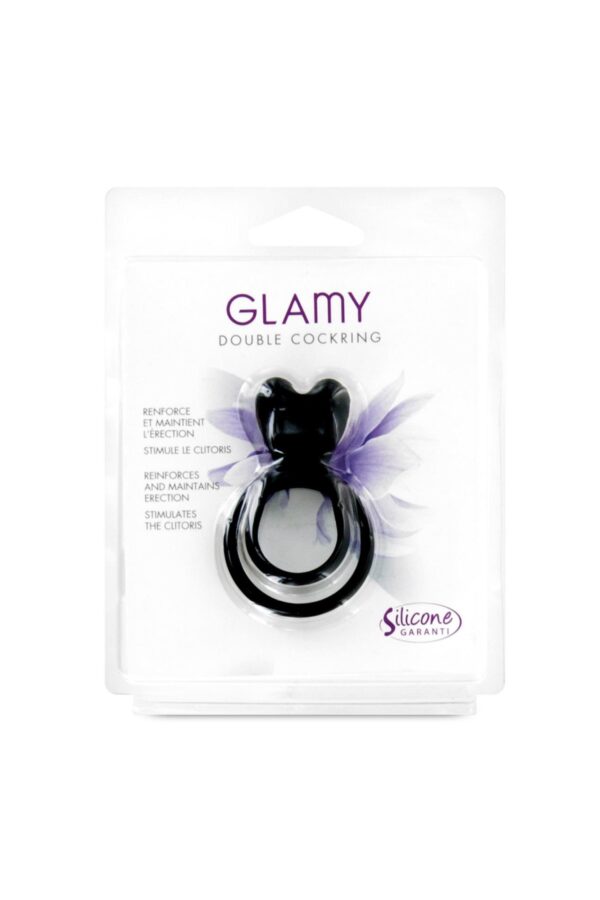 DOUBLE COCKRING BLACK - obrazek 2