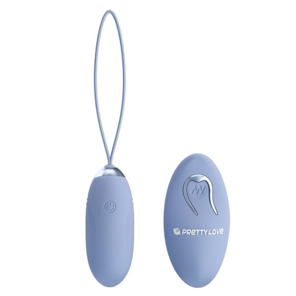 PRETTY LOVE   JENNY Dream chaser 1, Blue, Wireless remote control 12 vibration functions - obrazek 2