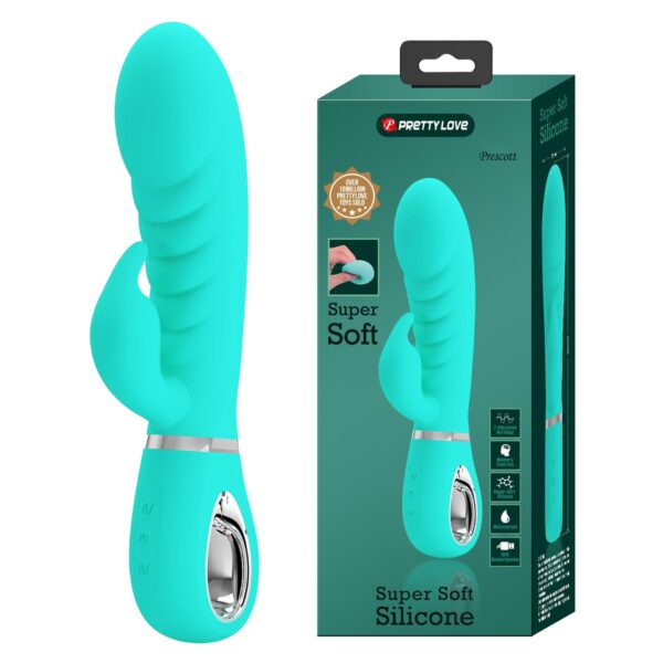 PRETTY LOVE   PRESCOTT Green 7 function vibrations - obrazek 2