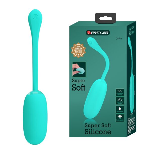 PRETTY LOVE   JULIUS EGG Green 12 function vibrations - obrazek 2