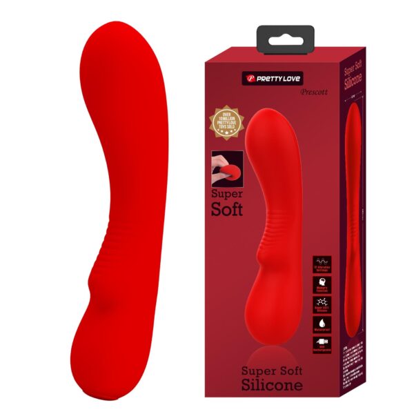 PRETTY LOVE   Matt  Red 12 vibration functions Memory function - obrazek 2