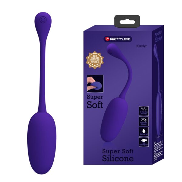 PRETTY LOVE   KNUCKER Purple, 12 vibration functions Memory function - obrazek 2