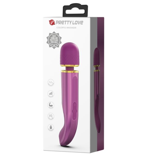 PRETTY LOVE   Colorful Massager, 7 vibration functions 5 levels of speed control - obrazek 2