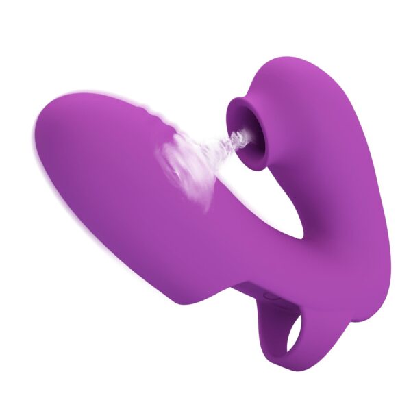 PRETTY LOVE   Super Finger ATHENA Purple, 7 vibration functions 7 tapping functions Memory function - obrazek 2