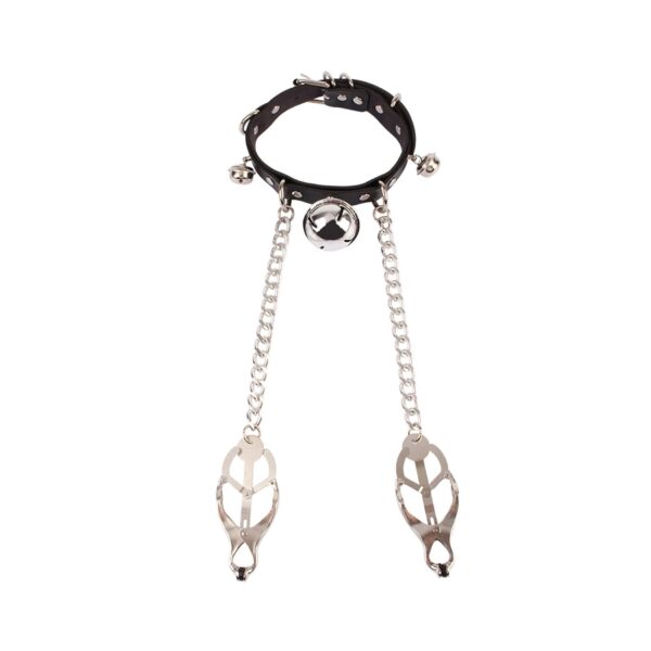 Master Control Collar with Nipple Clamps - obrazek 2