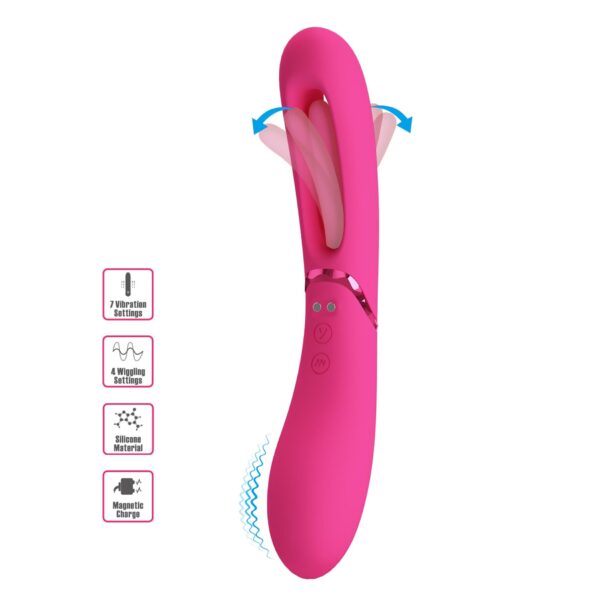 ROMANCE   Lexie, 7 vibration functions, 4 wiggling settings - obrazek 2