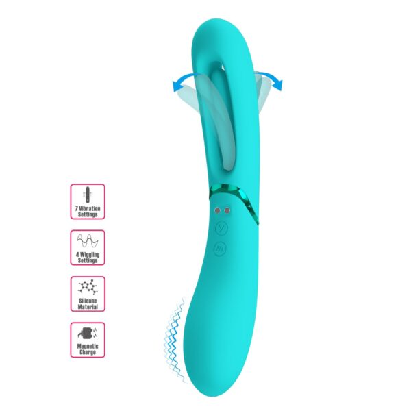 ROMANCE   Lexie 7 vibration functions, 4 wiggling settings - obrazek 2