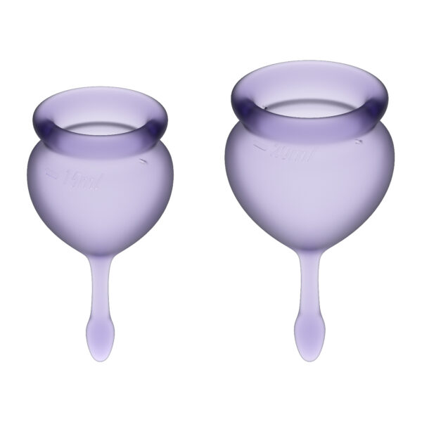Tampony   Satisfyer Feel good Menstrual Cup (Lila) - obrazek 2