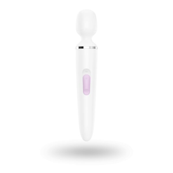 Wibrator   Satisfyer Wand er Woman (White/Chrome) - obrazek 2