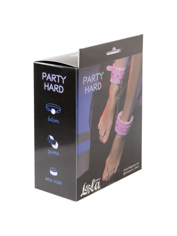 Ankle cuffs Party Hard Eternity Pink - obrazek 2