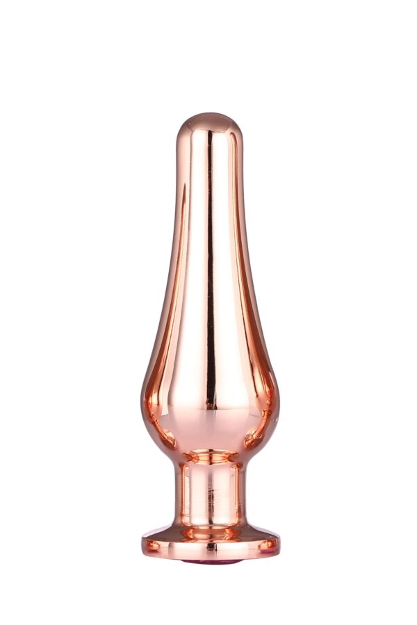 GLEAMING LOVE ROSE GOLD PLEASURE PLUG M - obrazek 2