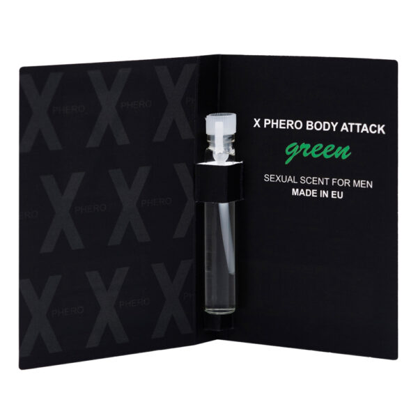 Feromony   X PHERO MEN GREEN 1ml. - obrazek 2
