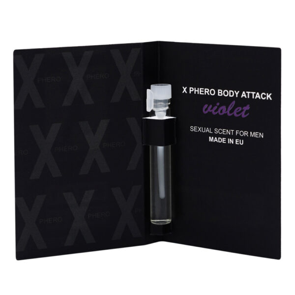 Feromony   X PHERO MEN VIOLET 1ml. - obrazek 2