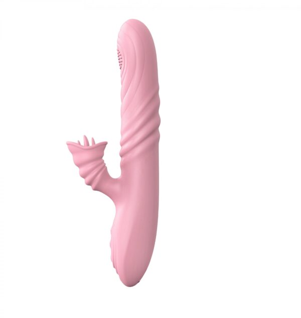 Wibrator Angelia, USB 3 functions of thrusting / 20 vibrations Flesh - obrazek 2