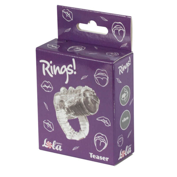 Pierścień Vibrating sleeve for tongue Rings Teaser Transparent - obrazek 2