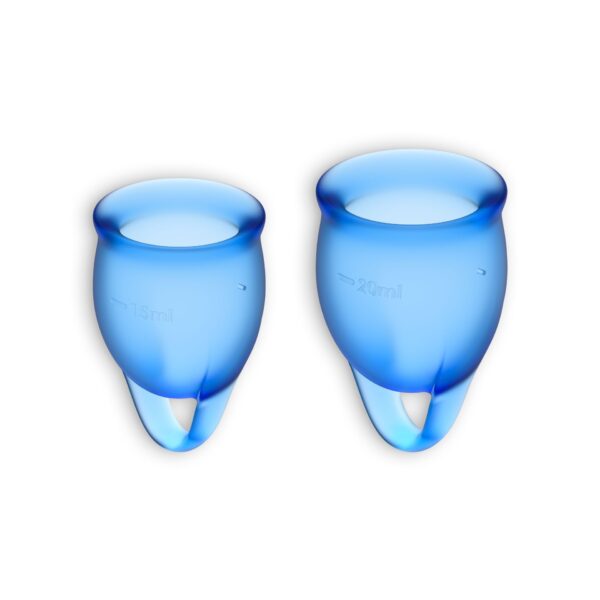 Feel confident Menstrual Cup dark blue - obrazek 2