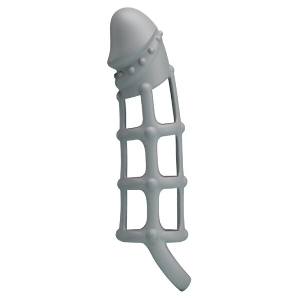 PRETTY LOVE   Penis Sleeve with Ball Strap - obrazek 2